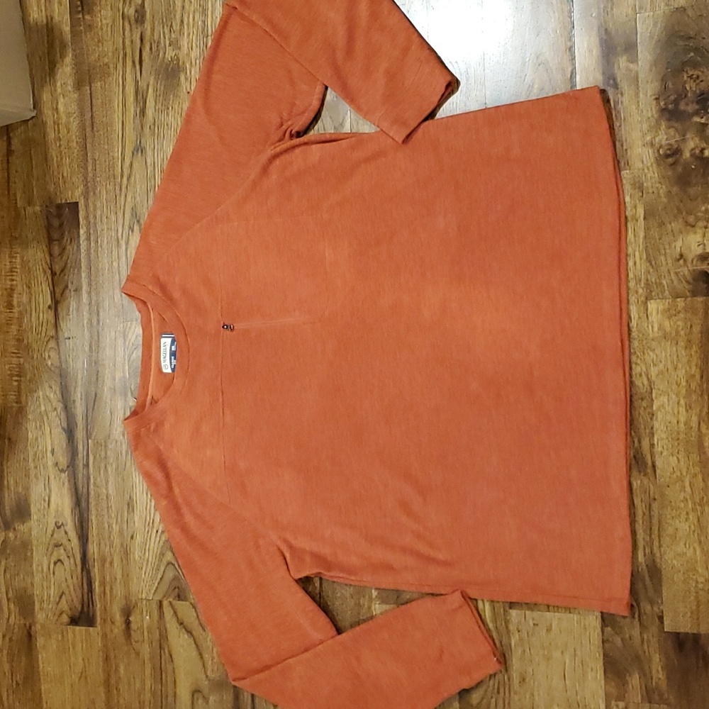 Mens Magellan Outdoors rust fleece shirt size 3XL